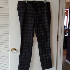 Torrid plaid jeans